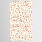 Playful Flower Doodles Tablecloth Gallery Image 2