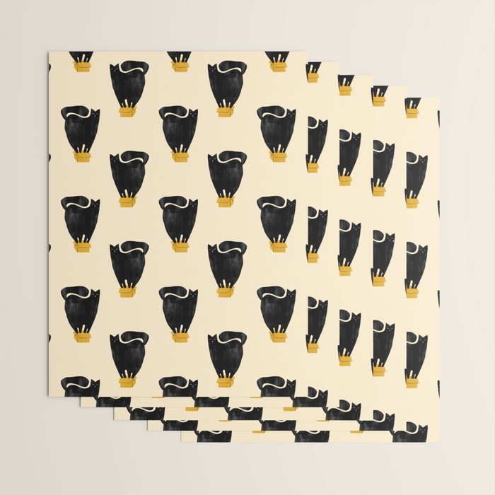 Cat in a box Wrapping Paper Gallery Image 3
