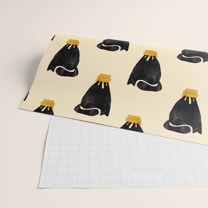 Cat in a box Wrapping Paper Gallery Image 2
