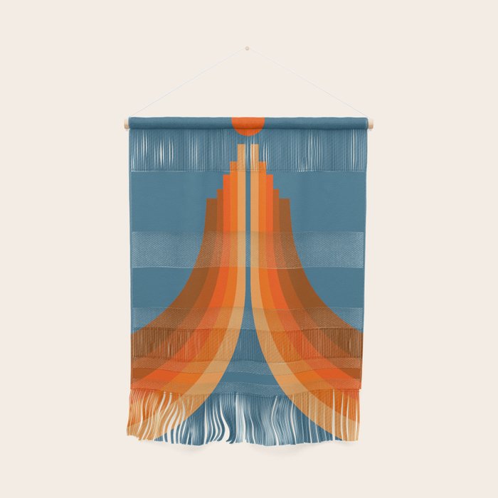 Abstraction_SUN_RISING_RETRO_SPACE_POP_ART_0906S Wall Hanging Gallery Image 1