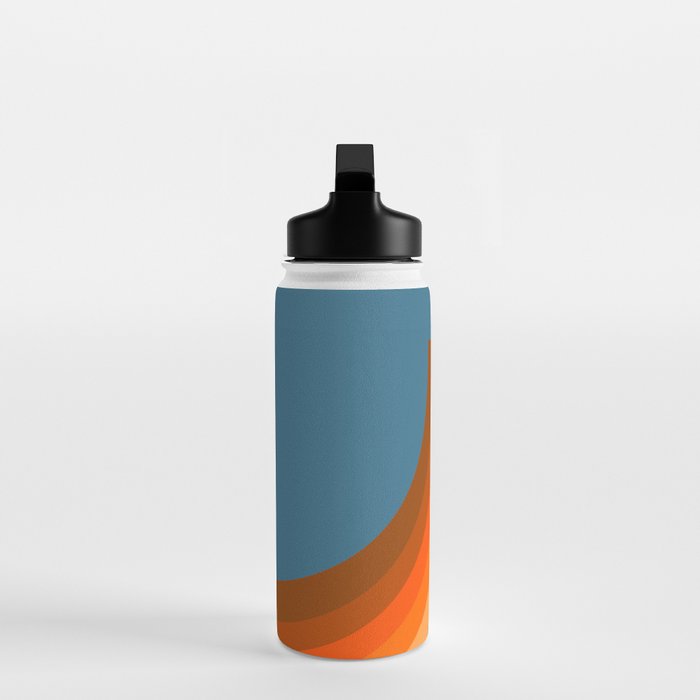 Abstraction_SUN_RISING_RETRO_SPACE_POP_ART_0906S Water Bottle Gallery Image 3