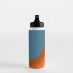Abstraction_SUN_RISING_RETRO_SPACE_POP_ART_0906S Water Bottle Gallery Image 3