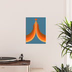 Abstraction_SUN_RISING_RETRO_SPACE_POP_ART_0906S Poster Gallery Image 2