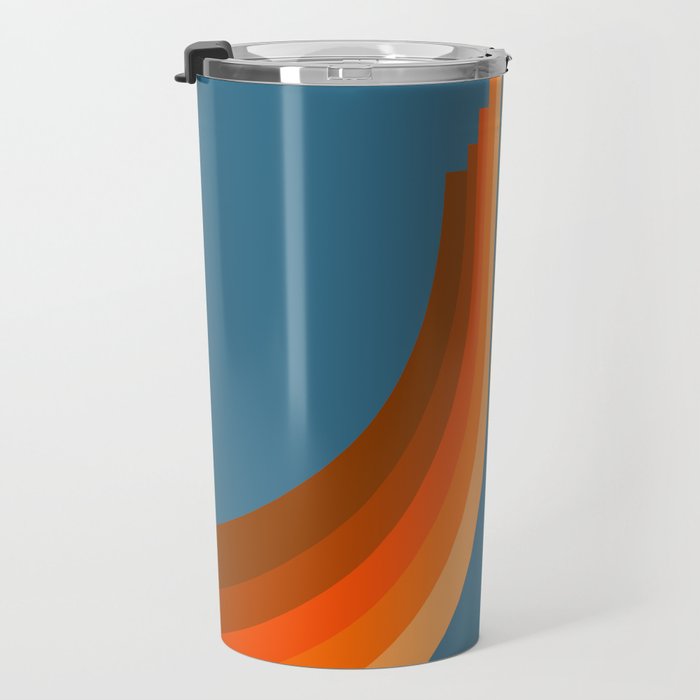 Abstraction_SUN_RISING_RETRO_SPACE_POP_ART_0906S Travel Mug Gallery Image 3