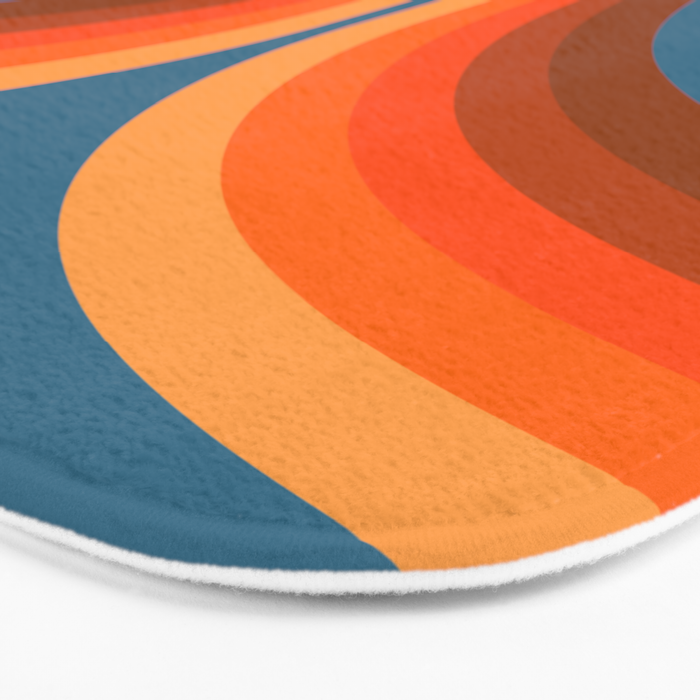 Abstraction_SUN_RISING_RETRO_SPACE_POP_ART_0906S Bath Mat Gallery Image 3