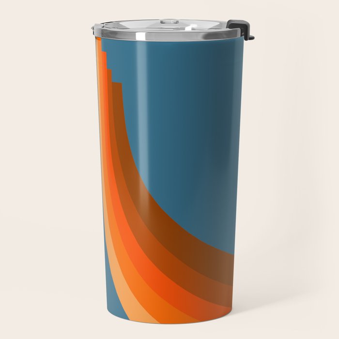 Abstraction_SUN_RISING_RETRO_SPACE_POP_ART_0906S Travel Mug Gallery Image 2