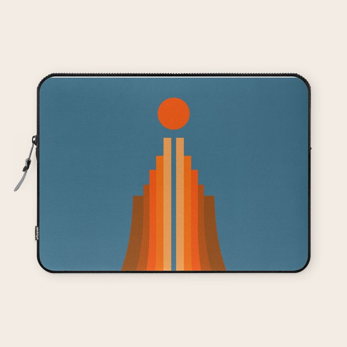 Abstraction_SUN_RISING_RETRO_SPACE_POP_ART_0906S Laptop Sleeve Gallery Image 1