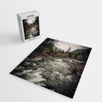 Winter Begins - River Mountain Nature Photography Jigsaw Puzzle Gallery Image 2