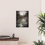 Winter Begins - River Mountain Nature Photography Poster Gallery Image 2