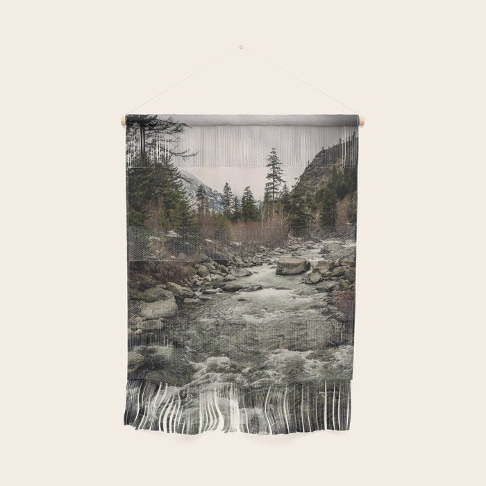 Winter Begins - River Mountain Nature Photography Wall Hanging Gallery Image 1