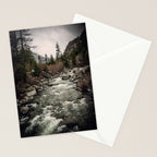 Winter Begins - River Mountain Nature Photography Stationery Card Gallery Image 2
