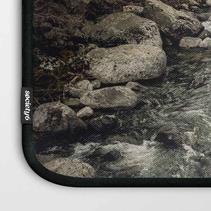 Winter Begins - River Mountain Nature Photography Laptop Sleeve Gallery Image 3