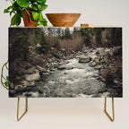 Winter Begins - River Mountain Nature Photography Credenza Gallery Image 1