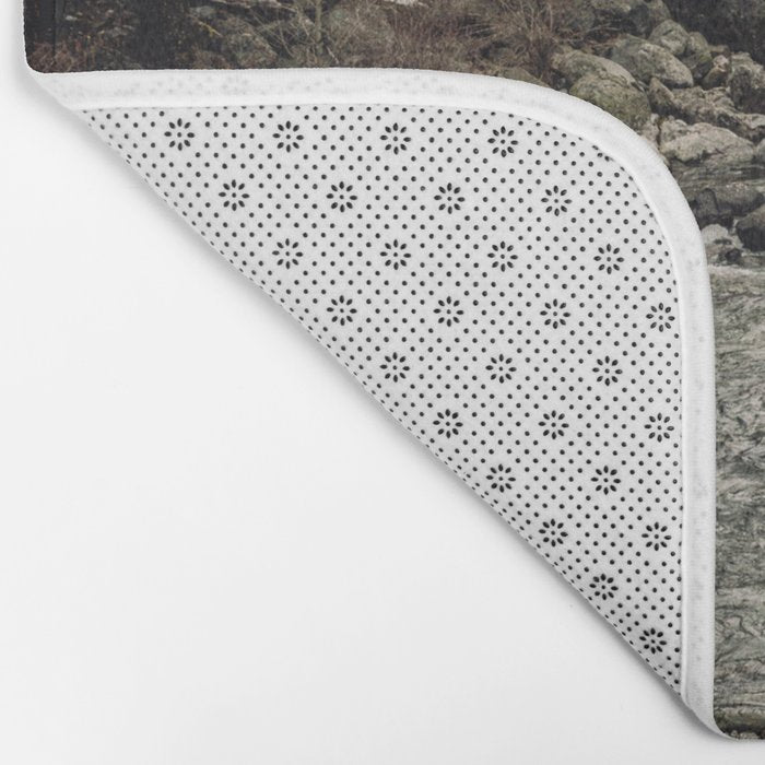 Winter Begins - River Mountain Nature Photography Bath Mat Gallery Image 2