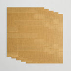 Minimal, Fine Stripe, Pattern, in Yellow Wrapping Paper Gallery Image 3