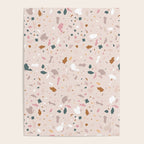 Terrazzo Milenial Pink Rose Quartz Poster Gallery Image 4