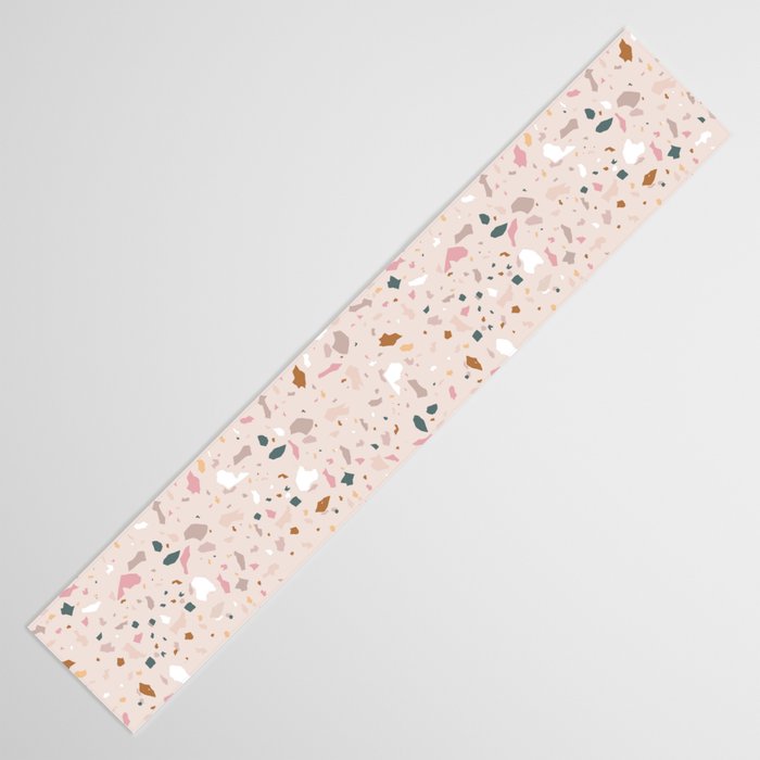 Terrazzo Milenial Pink Rose Quartz Table Runner Gallery Image 3