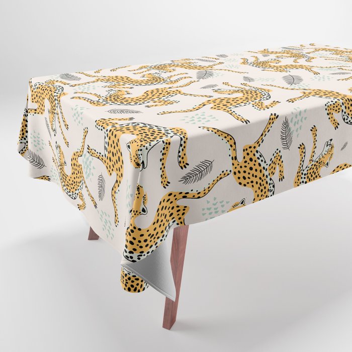Bohemian jungle cats Tablecloth Gallery Image 1