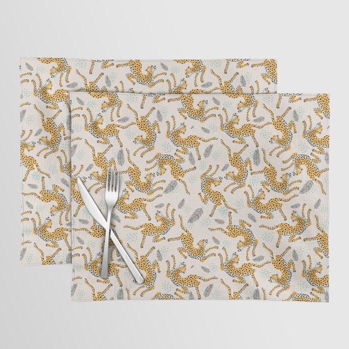 Bohemian jungle cats Placemat Gallery Image 1