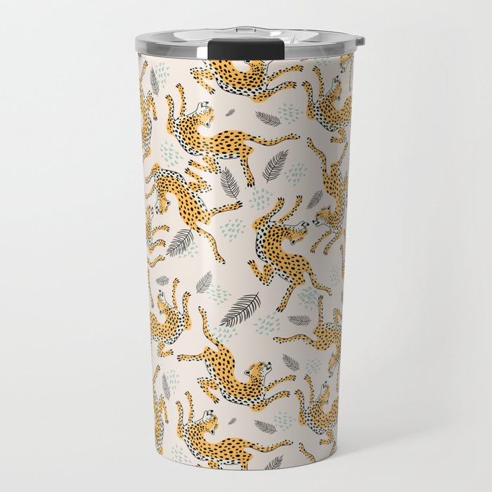 Bohemian jungle cats Travel Mug Gallery Image 1