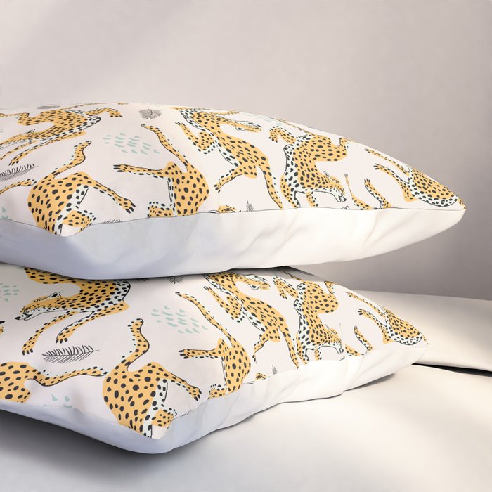 Bohemian jungle cats Pillow Sham Gallery Image 3