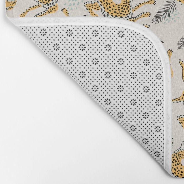 Bohemian jungle cats Bath Mat Gallery Image 2