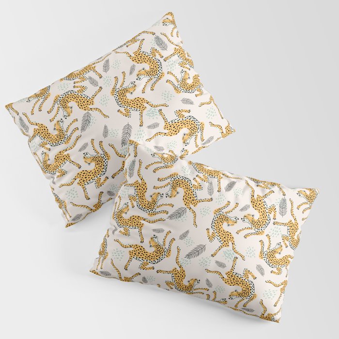 Bohemian jungle cats Pillow Sham Gallery Image 3