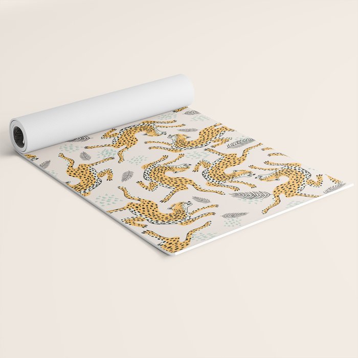Bohemian jungle cats Yoga Mat Gallery Image 2