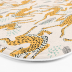 Bohemian jungle cats Bath Mat Gallery Image 3