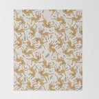 Bohemian jungle cats Throw Blanket Gallery Image 2