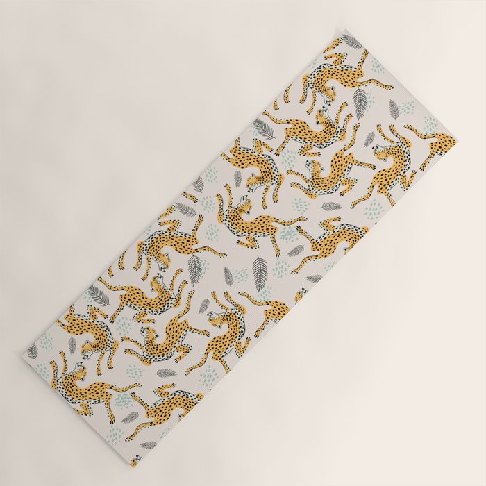 Bohemian jungle cats Yoga Mat Gallery Image 1