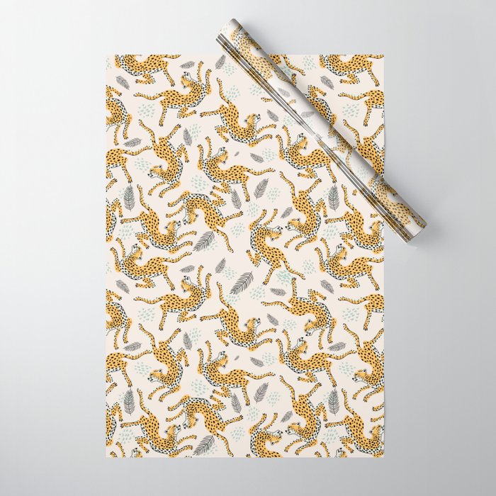 Bohemian jungle cats Wrapping Paper Gallery Image 1
