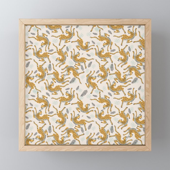 Bohemian jungle cats Mini Art Print Gallery Image 1