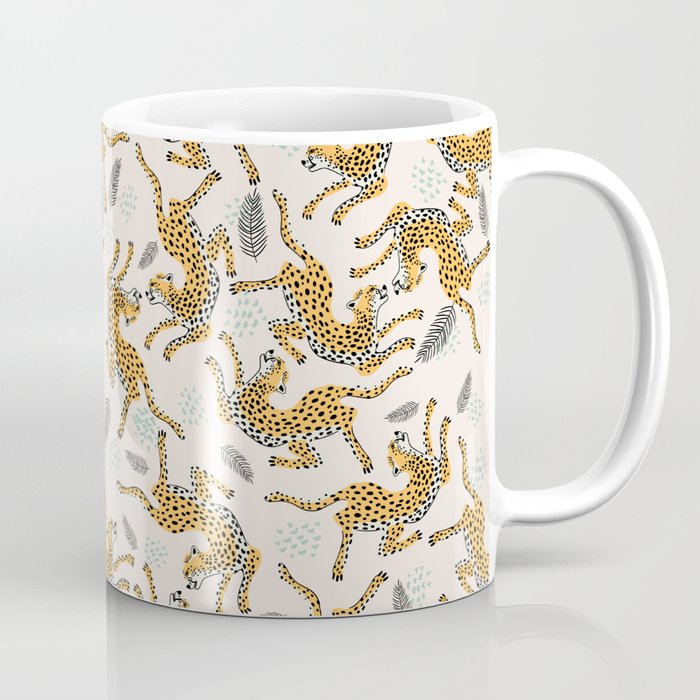 Bohemian jungle cats Coffee Mug Gallery Image 1
