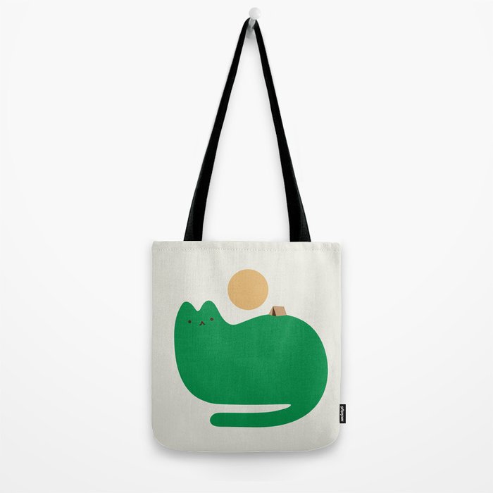 Cat Landscape 118A: Purrfect Campsite A Tote Bag Gallery Image 2