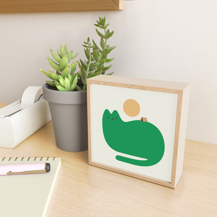 Cat Landscape 118A: Purrfect Campsite A Mini Art Print Gallery Image 2