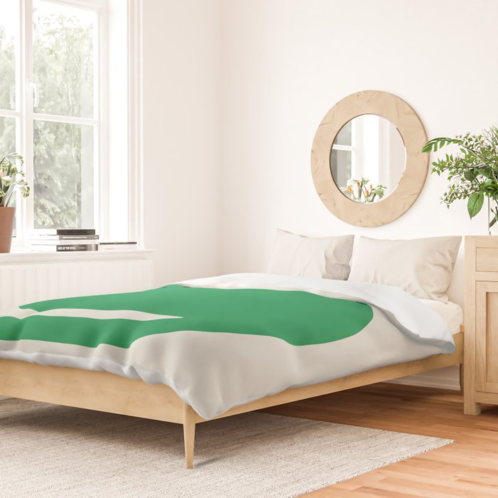 Cat Landscape 118A: Purrfect Campsite A Duvet Cover Gallery Image 2