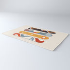 Retro Snowboards  Rug Gallery Image 3