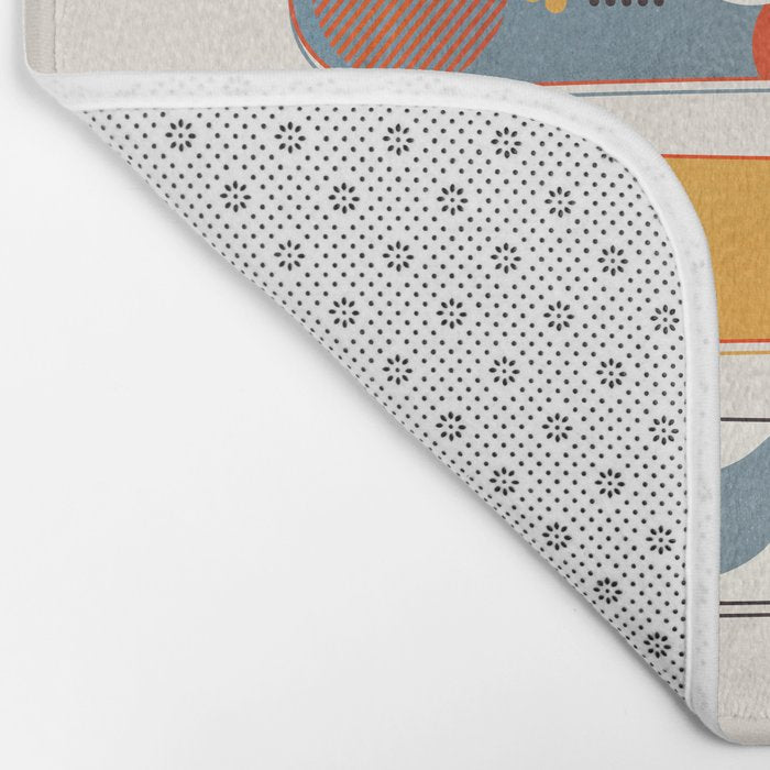 Retro Snowboards  Bath Mat Gallery Image 2