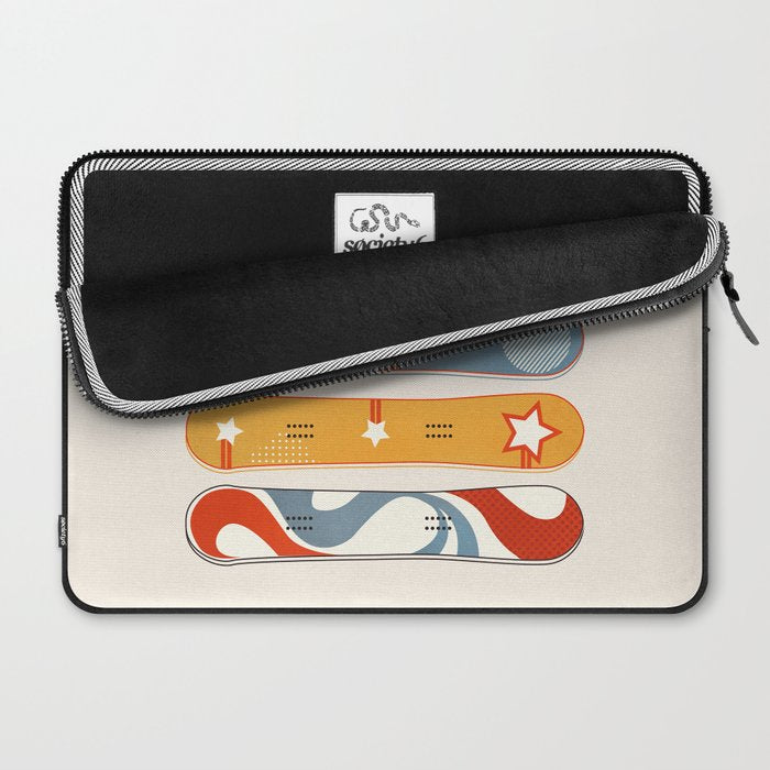 Retro Snowboards  Laptop Sleeve Gallery Image 2