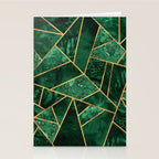 Deep Emerald Stationery Card Gallery Image 2