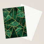Deep Emerald Stationery Card Gallery Image 2