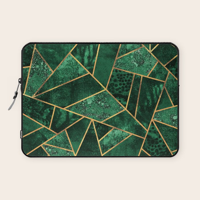 Deep Emerald Laptop Sleeve Gallery Image 1