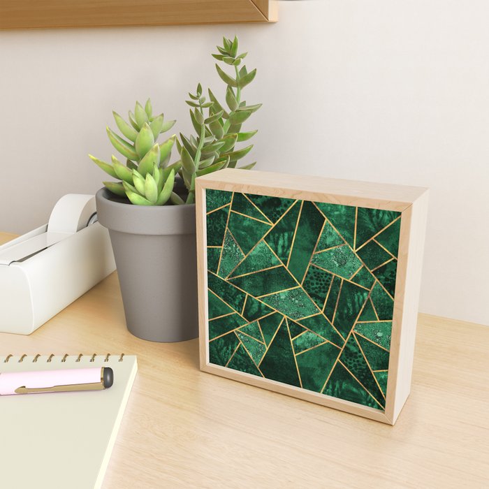 Deep Emerald Mini Art Print Gallery Image 2