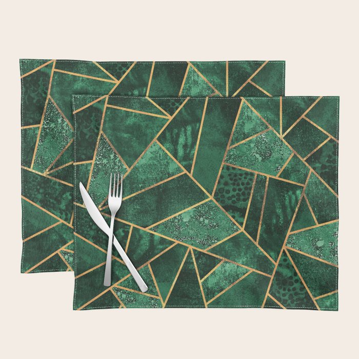 Deep Emerald Placemat Gallery Image 1