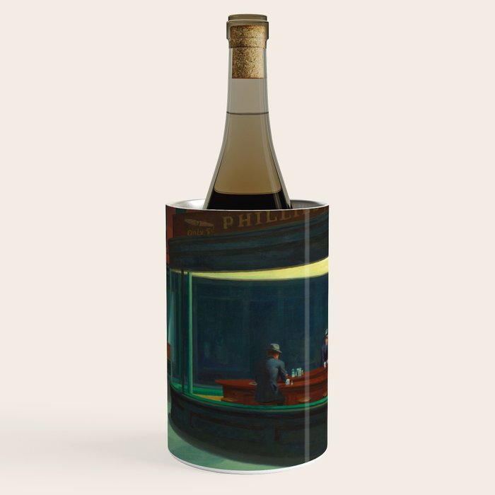 Nighthawks by Edward Hopper Wine Chiller Gallery Image 1