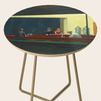 Nighthawks by Edward Hopper Side Table Gallery Image 2