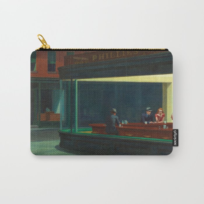Nighthawks by Edward Hopper Carry All Pouch Gallery Image 1