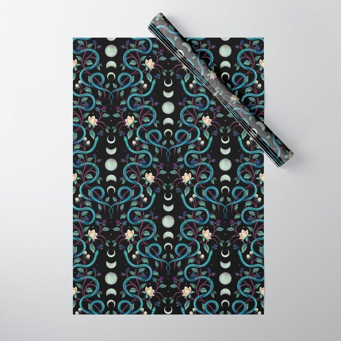 Serpent Moon Wrapping Paper Gallery Image 1