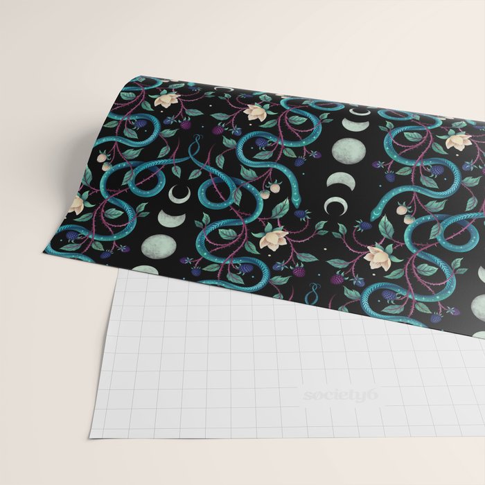 Serpent Moon Wrapping Paper Gallery Image 2